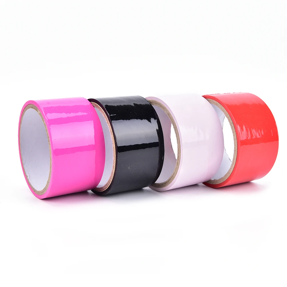 

10m Glue PVC Duct Tape Elastic Sticky Bondage Binding Tape