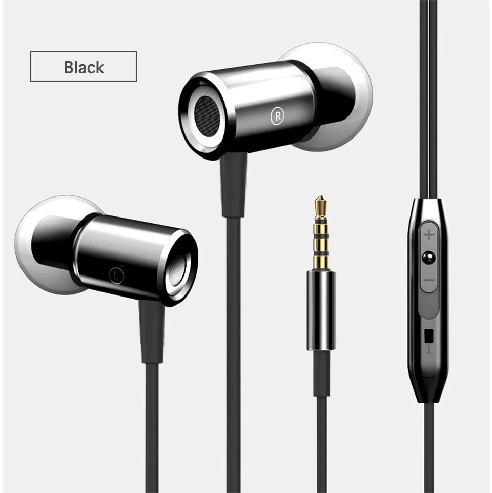 Sport Wired earphone for phone gaming headphones earphones in ear headphones bass with microphone for computer Magnetic  (14)