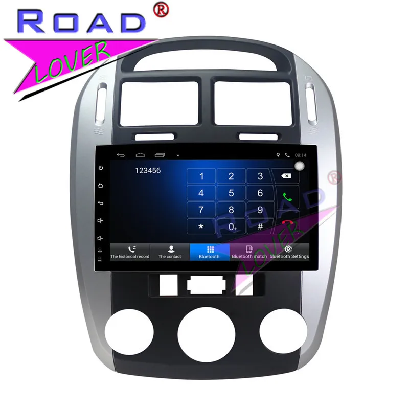 Perfect TOPNAVI Android 6.0 2G+32GB 9" Car Head Unit Auto Audio For KIA Cerato Stereo GPS Navigation Capacity  NO DVD Player 2Din 3