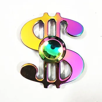 

047 high quality Fidget Spinner Metal Rainbow Dragon Hand Finger Spinners Autism ADHD Focus Anxiety Relief Stress