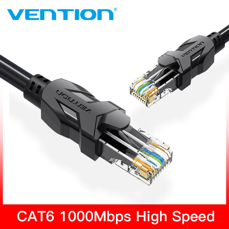 

Vention Network Cable Cat6 RJ45 Cable Ethernet Patch Cable For XBox Computer Router 1m 2m 3m 5m 8m 10m 15m 20m 30m 40m Lan Cable