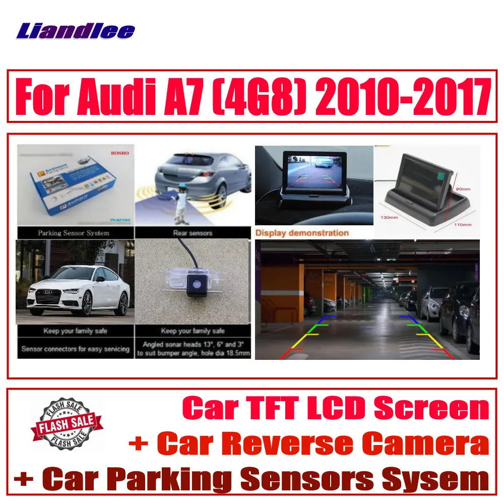 

Liandlee HD Monitor Display For Audi A7 (4G8) 2010-2017 Car Digital Parking Sensors System / CCD Reverse Rear View Camera