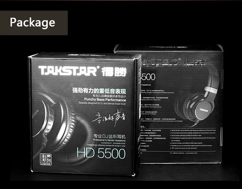 Оригинальные наушники TAKSTAR HD5500 DJ гарнитура Музыкальный монитор аудио наушники Профессиональный монитор динамические наушники для ПК