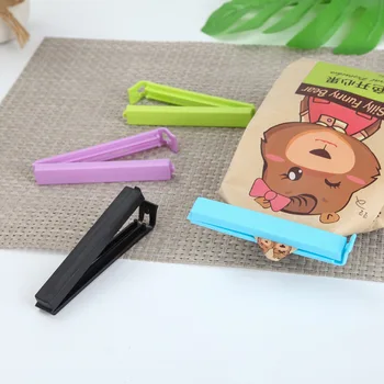 

1000 PCS Portable New Arrive plastic Clips bag clamp Food bag Sealing clips Random mix color