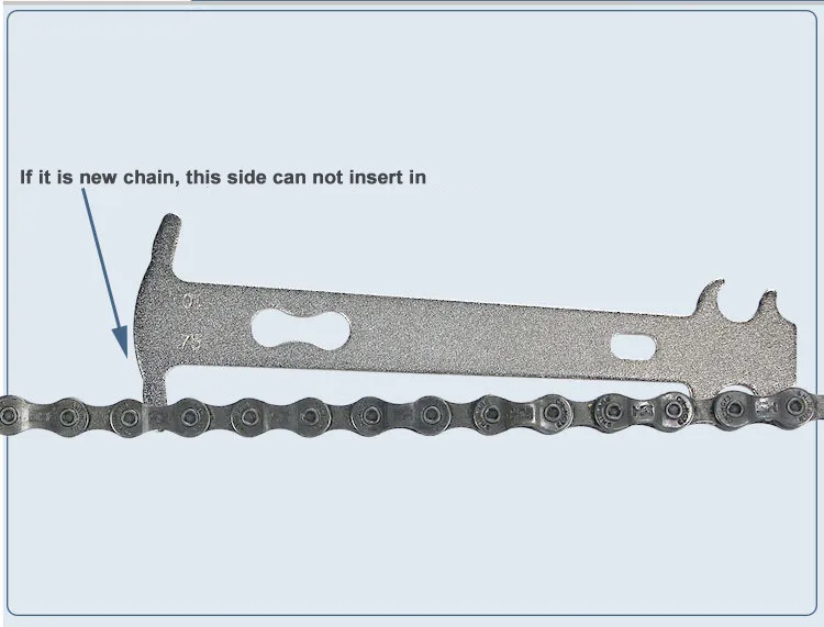 Индикатор износа цепи велосипеда горная дорога цепи для горных велосипедов измерительная линейка Замена инструмент для ремонта велосипеда