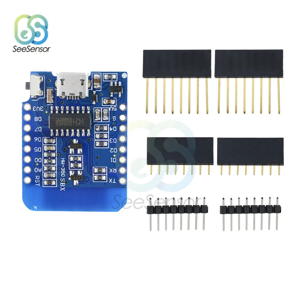 WeMos D1 Mini WiFi беспроводной модуль разработки ESP8266 ESP-12E CH340 CH340G для Arduino NodeMCU IOT плата |