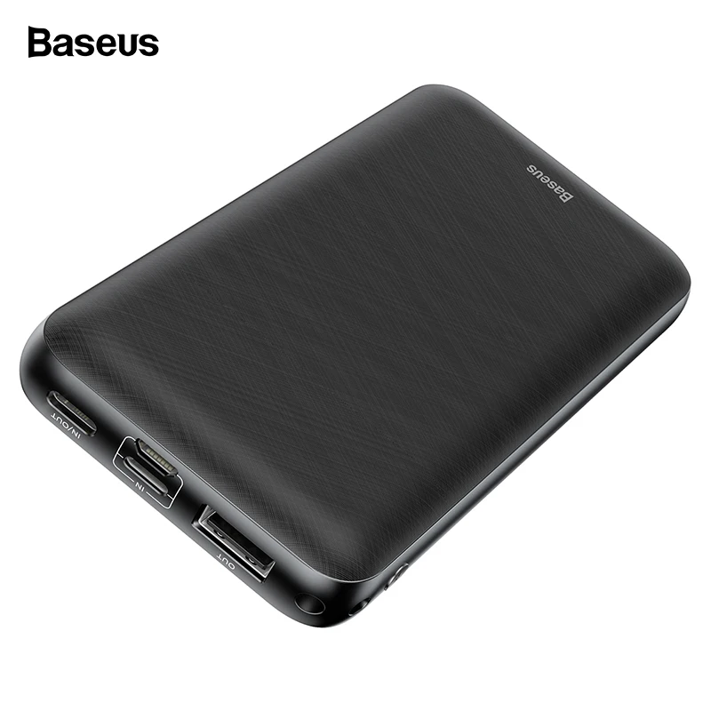 Дешево Baseus 20000 мАч mi ni power Bank для iPhone 11 Pro Max Xiao mi 20000 мАч USB C PD power bank портативное Внешнее зарядное устройство