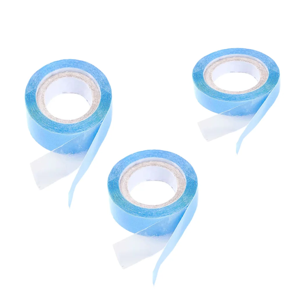 3 Yards Lace Front Wig Support Tape Roll Strong Adhesive Double-side Hair Replacement Tape for Skin Weft Hair Toupees Beards Wig