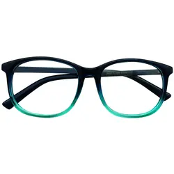 Негабаритных компьютер для чтения очки для мужчин и женщин с защитой от синего излучения по рецепту очки для чтения цвет: черный, синий с