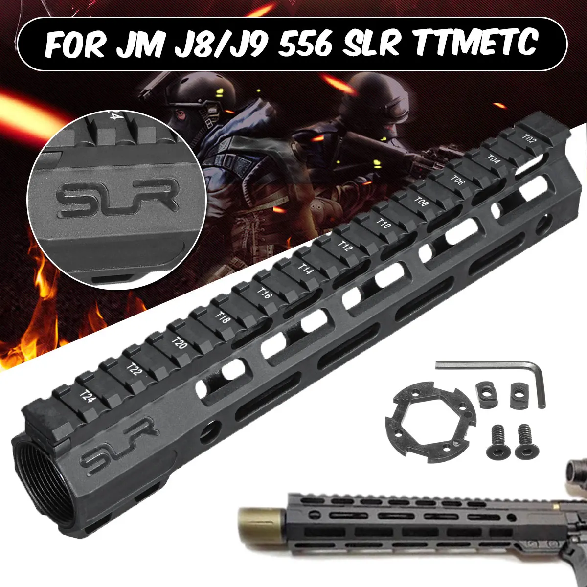 

Adaptor Ring For JinMing Gen8 Gen9 556 SLR TTMetc Game Water Gel Ball Blasters Toy Guns Replacement Accessories