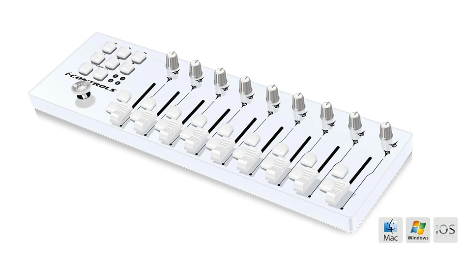 USB MIDI контроллер ICON iControls с мультиуправлением и джойстиком - Цвет: White