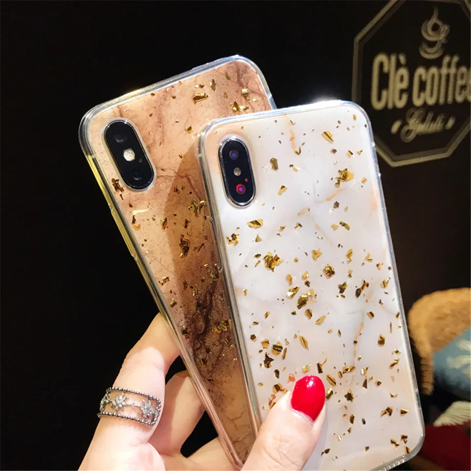 iphone 13 pro max case Lovebay Phone Case For iPhone 13 12 11 Pro Max 7 8 Plus X XR XS Max 12 SE 2 Luxury Bling Gold Foil Marble Glitter Soft TPU Cover iphone 13 pro max case leather