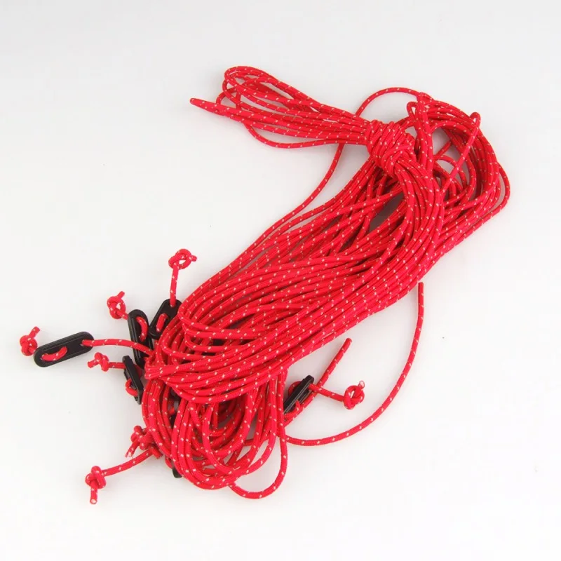 

10 Meter 4mm Wind Rope High Strength Nylon Reflective Cord Tent Night Camping Accessories
