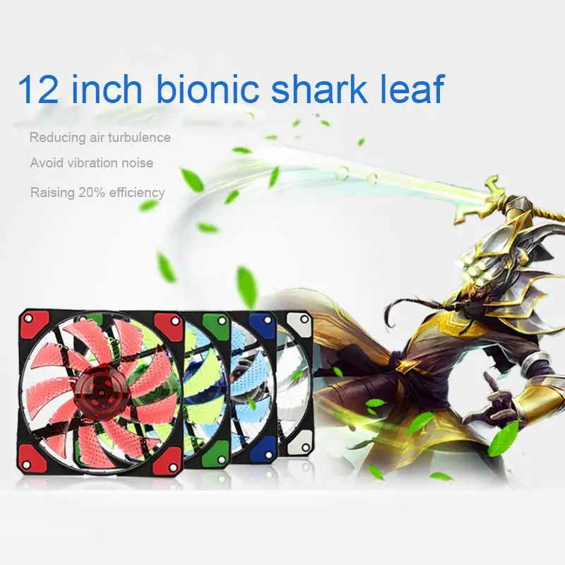 Generic Ultra Silent Led Case Fans Light Up 15 Leds Cooling Anti