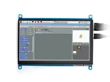 Waveshare 7 inch HDMI LCD (H) Computer Monitor 1024x600 IPS Capacitive Touch Screen Supports Raspberry Pi BB Black Banana Pi etc
