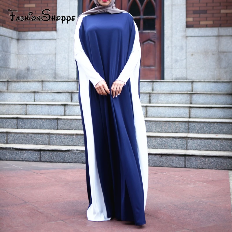 

2018 Summer Plus Size Loose African Abaya Dubai Islamic Prayer Clothes Long Maxi Dress Women Dresses Vestido Longo Robe #D633