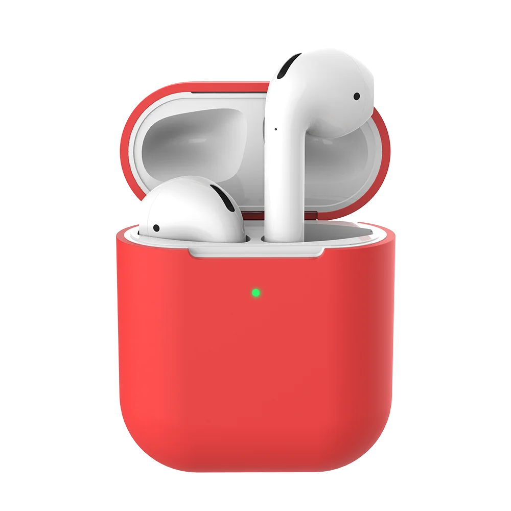 Чехол для наушников для Apple AirPods 2, мягкий силиконовый чехол, беспроводные Bluetooth наушники, защитный чехол для Air Pods, чехол - Цвет: 04