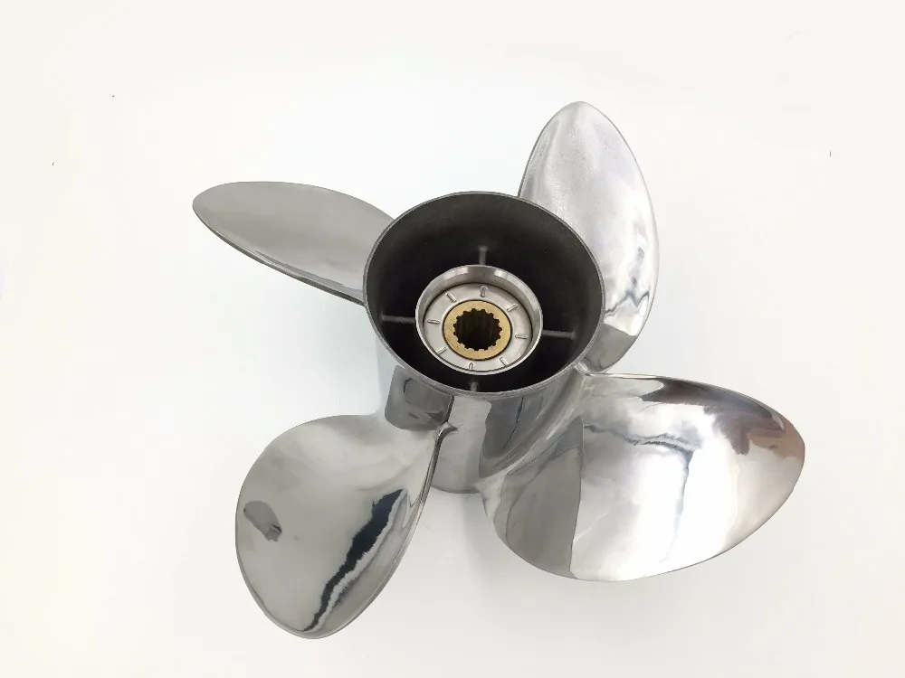 13x19 For Yamaha 4 Blade Propellers Stainless Steel Propeller Fit
