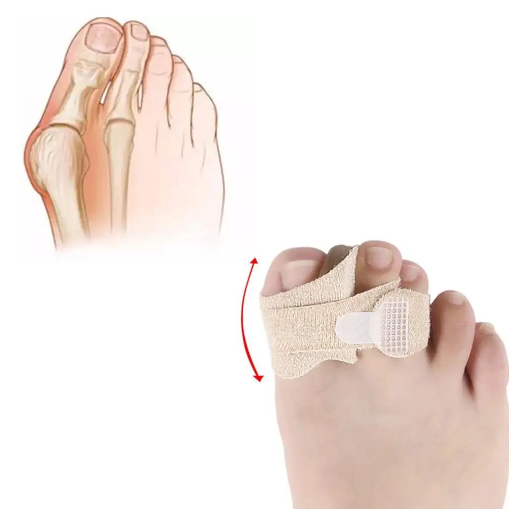 Unisex Bunion Corrector Pain Relief SEBS Silicone Gel Toe Separator Hallux Valgus Hammer Toe Splints Straightener Bandage Wrap