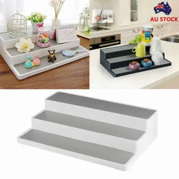 

3Tiers Spice Herb Curry Jar Rack Holder Cupboard Organiser Storage Kitchen Tools