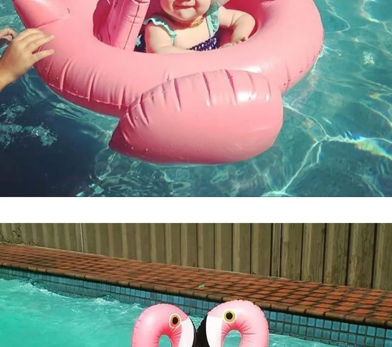 Летние Детские розовый Фламинго сиденье поплавок надувной Лебедь плавание поплавок воды весело бассейн игрушечные лошадки Чистая сумка