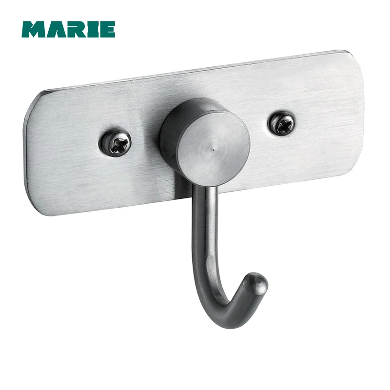 304 Stainless Steel Bathroom Single Towel Holder Towel Rack Towel Hook Robe Hook Hat Coat Hook Hanger