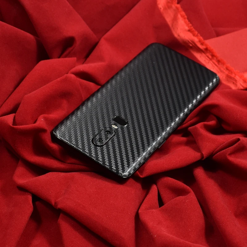 Наклейка на заднюю панель для Oneplus 6 6T 3D защитная пленка из углеродного волокна