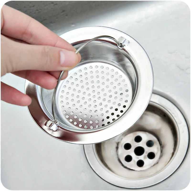 

High Quality Stainless Steel Sink Filter Floor Drain Hole Hair Filter Kitchen Sink Garbage Filter Sink Plug Bathroom Sink Filter