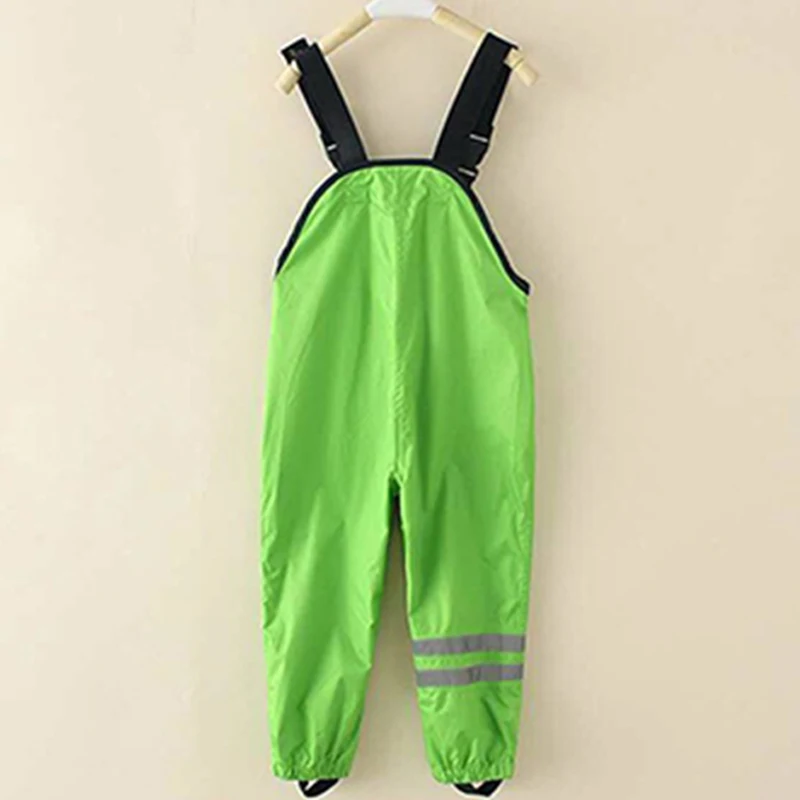 New 2019 Children Waterproof Overalls Brand Baby Boys Girls Trousers 1
