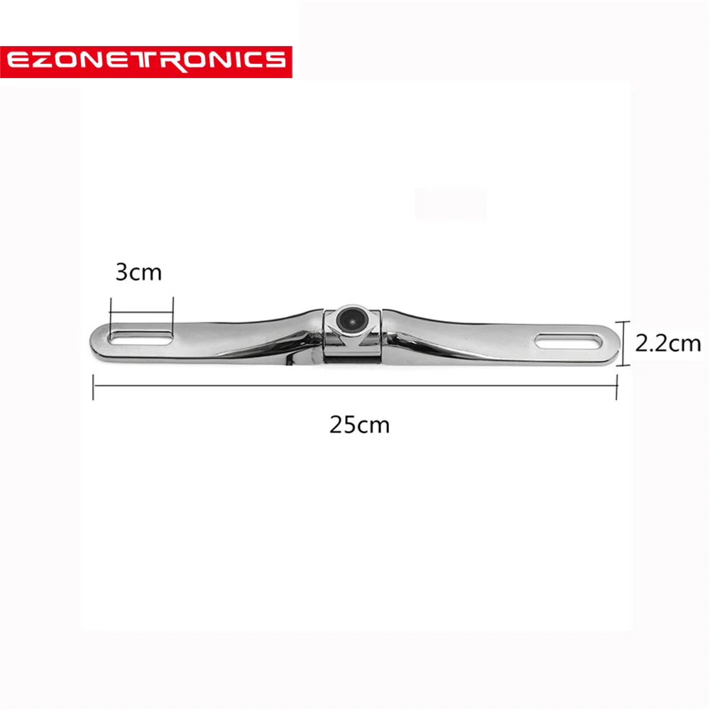 18 Автомобильная камера заднего вида, крепление для номерного знака, серебристый/черный, камера заднего вида, рамка для номерного знака, камера ночного видения 888