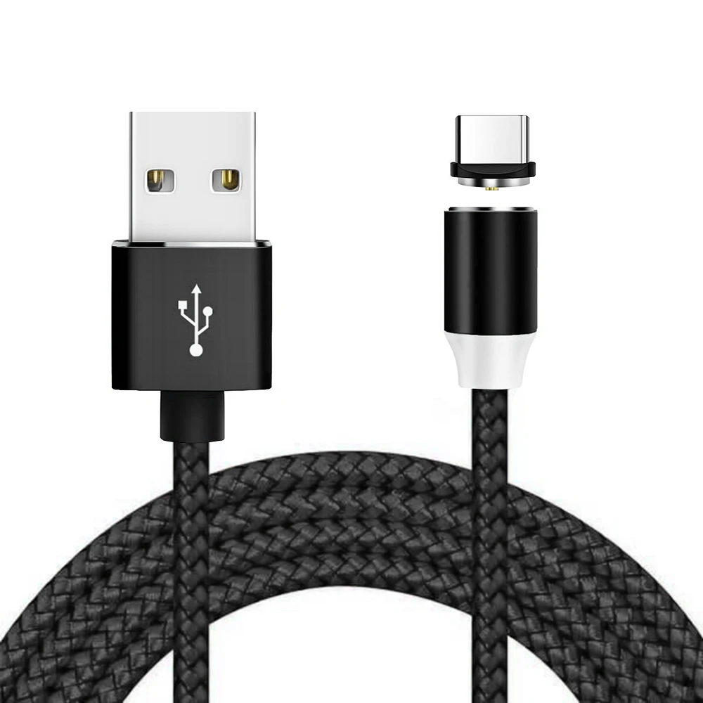 1 м светодиодный магнитный Micro USB кабель для iPhone 6 7 8 X XR XS samsung type C кабель для передачи данных для Xiaomi huawei LG зарядный адаптер - Цвет: for type c 11