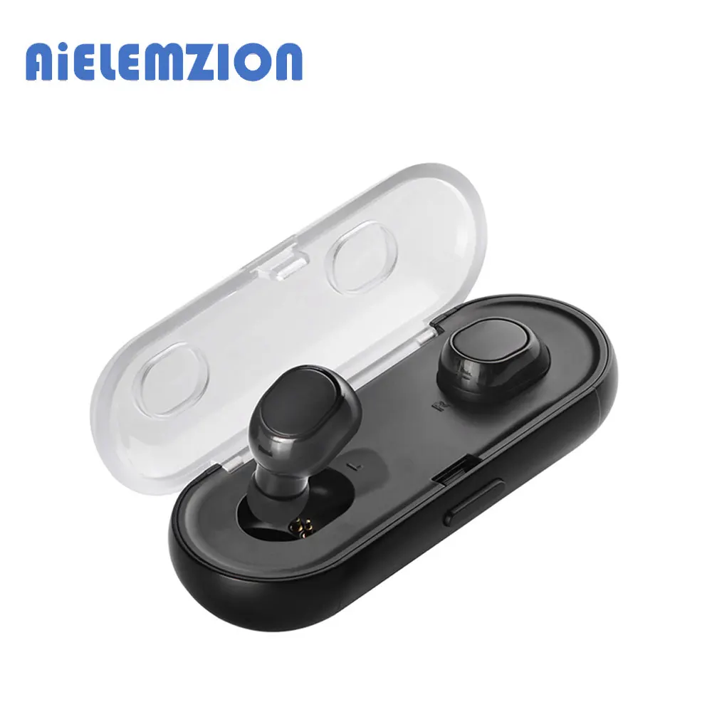

Car Bluetooth Kits Handsfree TWS 16 True Wireless Bluetooth Stereo Earphones Earbuds with Microphone Charger Box