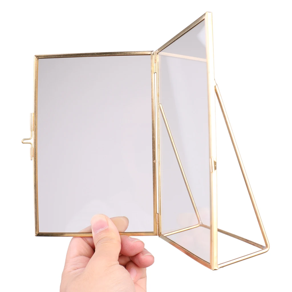 Golden State Art, Metal Wall Photo Frame Collection, Aluminum Gold Photo Frame