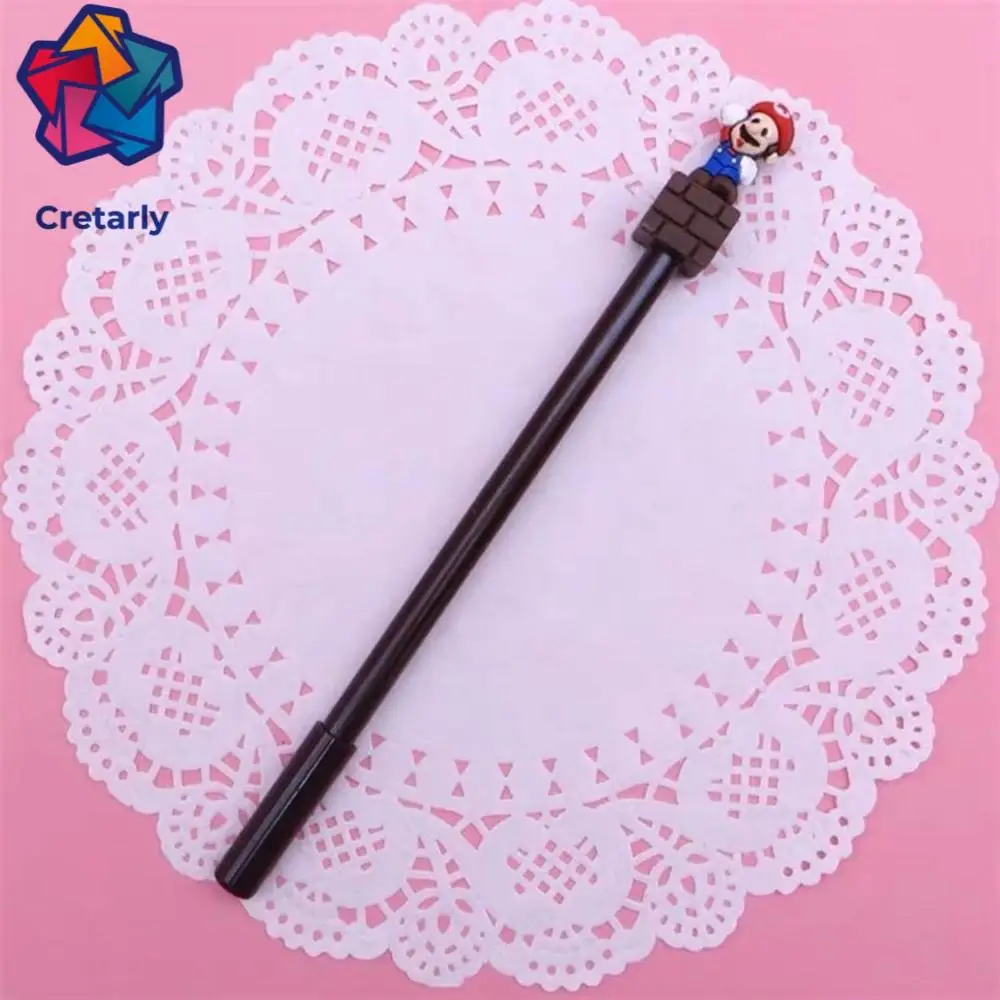 1 шт. милые Супер Марио мультфильм гелевые ручки для письма kawaii Канцтовары caneta материал escolar офисные школьные принадлежности papelaria - Цвет: Brown