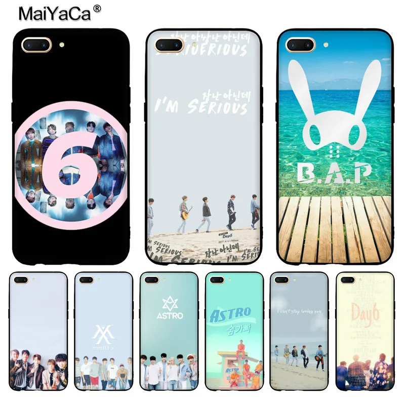 Чехол для телефона MaiYaCa KPOP ASTRO B.A.P Day6 защитный чехол OPPO R9s R11 R9 R15 vivo X9sPLUS X20plus|Бамперы|