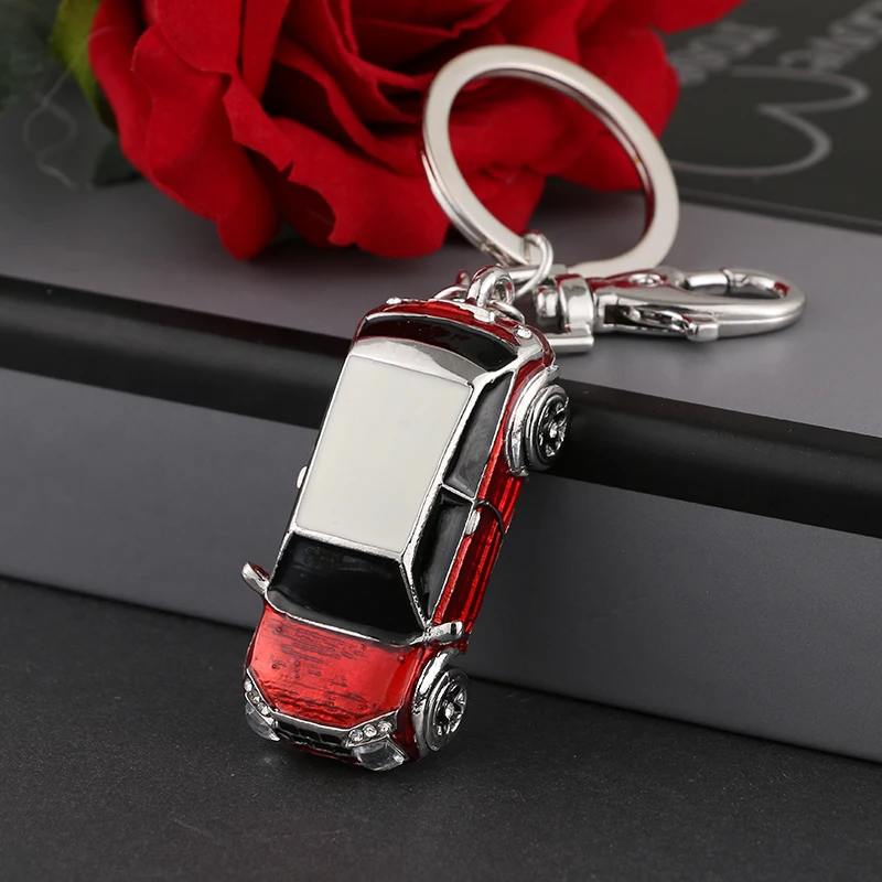 

Fashion alloy car key chain pendant charm women handbag crystal pendant small luxury car accessories ysk072 model
