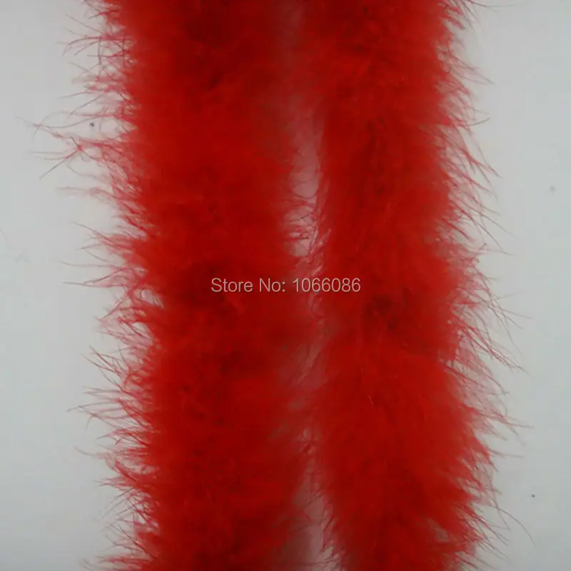 

Free Shipping 5Pcs/lot 200cm(79") RED Chicken Feather Strip Wedding Marabou Feather Boa Turkey Feather Boa