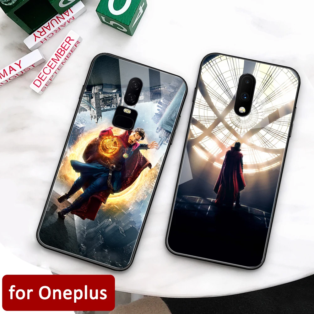 Чехол для Oneplus 7 стеклянная задняя крышка доктор странно 6t чехол 1 + 5 5t 6 pro|Бамперы| |