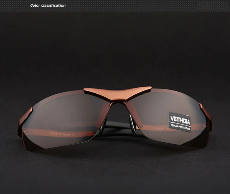 Сплав магния и алюминия, мужские солнцезащитные очки с поляризованными линзами для вождения, солнцезащитные очки для спорта, рыбной ловли, 8 цветов 6501