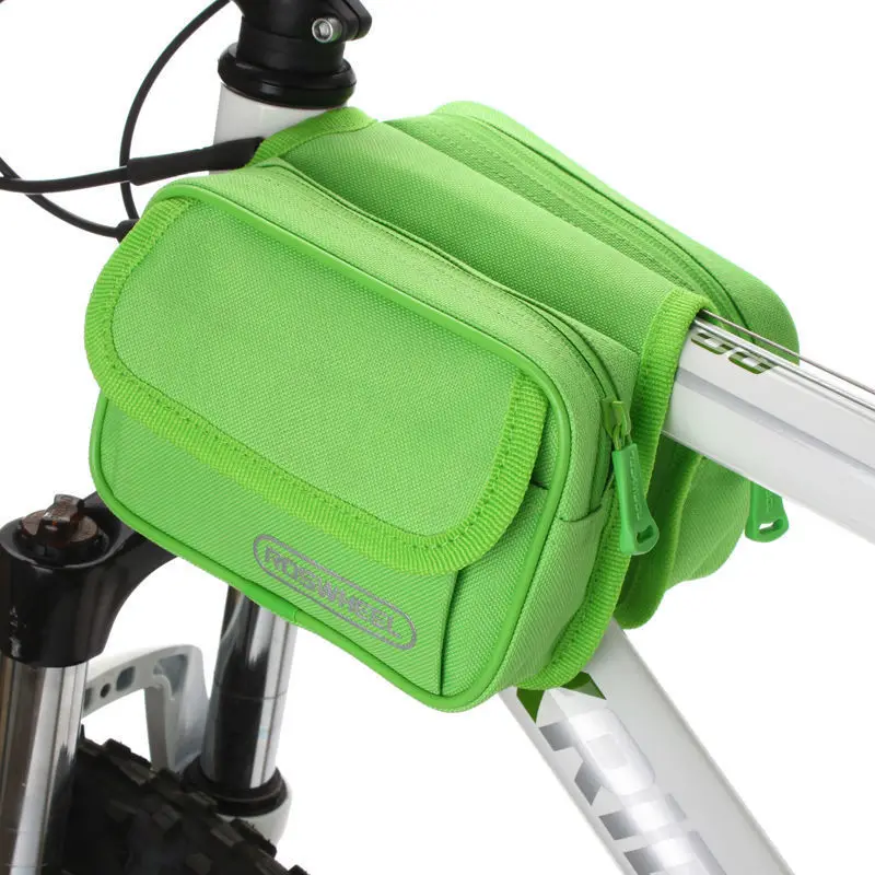 Roswheel Waterproof Bicycle Frame Double Saddle Bag Bike Front Tube Bag