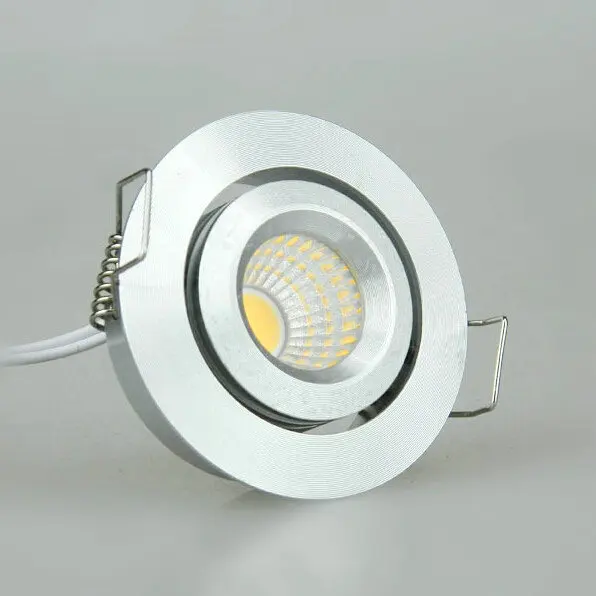 

COB LED downlight 1*5W mini LED recessed lamps AC85V-265V Warm White/White mini downlights for the kitchen cabinet lights