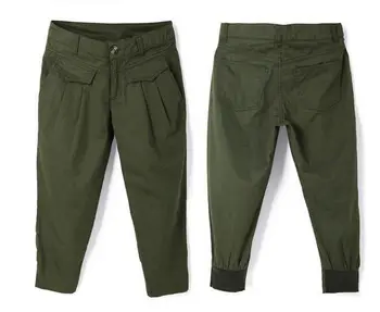 

Free shipping New 2016 Summer Baggy Pants Women's Harem Pants Fashion Casual Loose Army Green pant Jogger Pants WP01