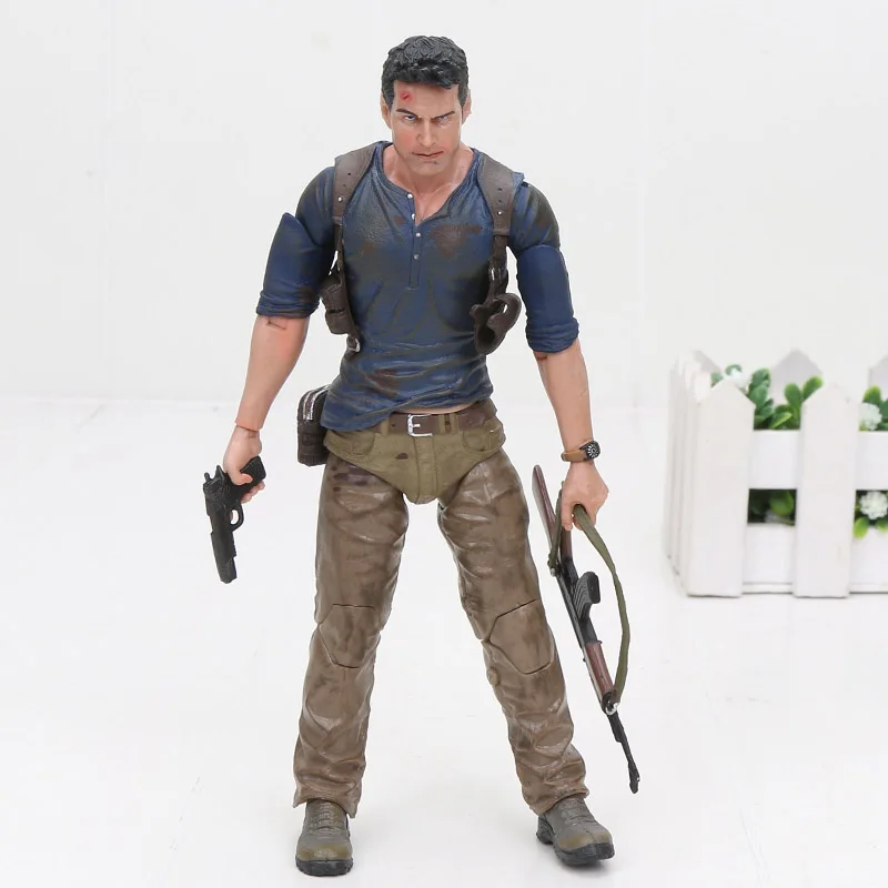 18 см NECA Uncharted 4 A краж с концом Нейтана Дрейка Ultimate Edition ПВХ экшн фигурка Игра