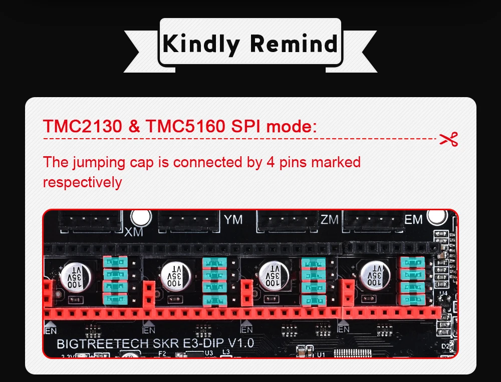 BIGTREETECH СКР E3 DIP V1.0 32Bit доска 32 бит+ TMC2208 TMC2130+ TFT24 для Ender 3 Pro/5 VS СКР V1.3 TMC2209 3D-принтеры Запчасти