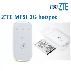 Открыл ZTE mf51 HSPA 7.2 Мбит МИФИ маршрутизатор карман для мобильного WI-FI