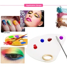 Макияж ногтей Книги по искусству лак для ногтей, тени для век MIX Акриловые Цвет палитра мышц лопатой макияж ногтей Книги по искусству палитра комплект