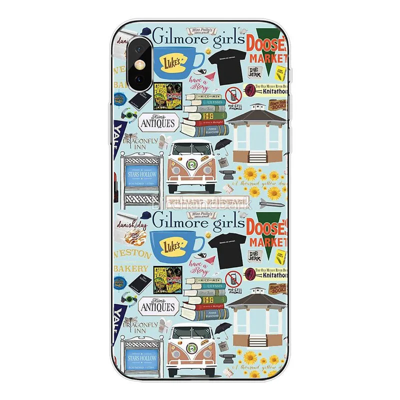 Gilmore Girls A Vida e Curta Falar Rapido Caixa Do Telefone мягкий TPU Tampa Traseira para o iphone 8 7 6 4 Plus 5 X XR XS MAX - Color: TPU