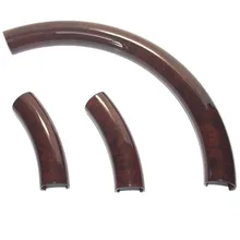 Универсальный чехол на руль из темного дерева для Mercedes W210 W124 E W202 C W208 W209 W163 164 мл W140 Kia Buick 38-41 см