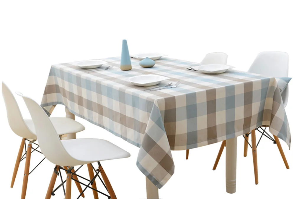 

YO HOOM Kitchen Cotton Tablecloth Tablecover Coffee Table Cloth Table Cover Simple Red Color Optional
