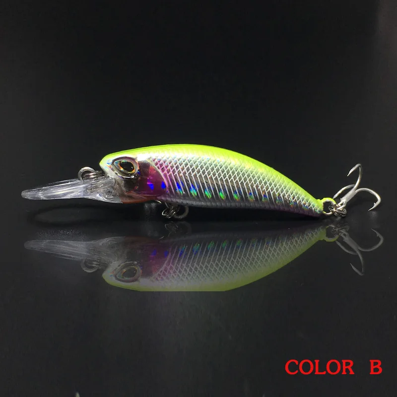 KMRESA unids 1 PCs Mini Crankbait Minnow señuelo de Pesca 4,5 cm/6,5G gancho de plástico señuelo de trucha de Pesca Artificial wobbler KMRESA unids 1 PCs Mini Crankbait Minnow señuelo de Pesca 4,5 cm/6,5G gancho de plástico señuelo de trucha de Pesca Artificial wobbler